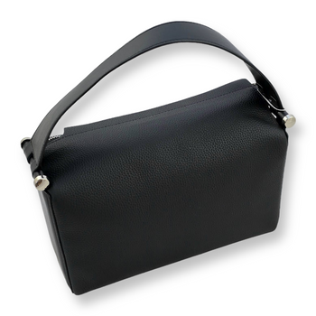 Klasyczna skórzana torebka na ramię Sophia czarna